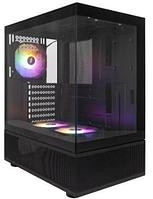 1STPLAYER MIKU Mi7-A Black / ATX / 3x120mm LED fans / Mi7-A-BK-2F1R-1F1