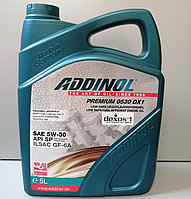 5W-30 ADDINOL Масло моторное Premium 0530 DX1, 5л DEXOS 1