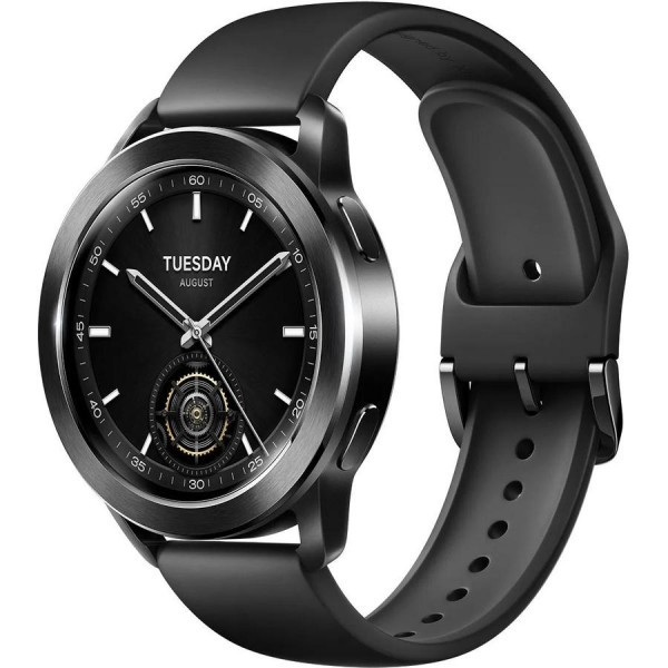 Умные часы Xiaomi Watch S3 (M2323W1) Черный / Черный силиконовый ремешок - фото 1 - id-p225188773