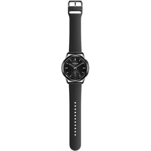Умные часы Xiaomi Watch S3 (M2323W1) Черный / Черный силиконовый ремешок - фото 6 - id-p225188773