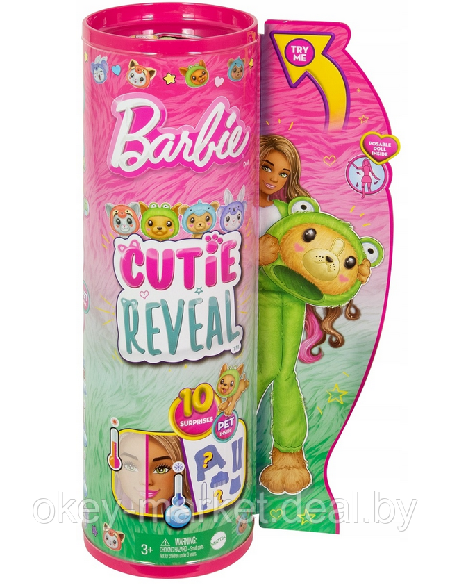 Кукла Barbie Cutie Reveal собачка/лягушка - фото 2 - id-p225353321