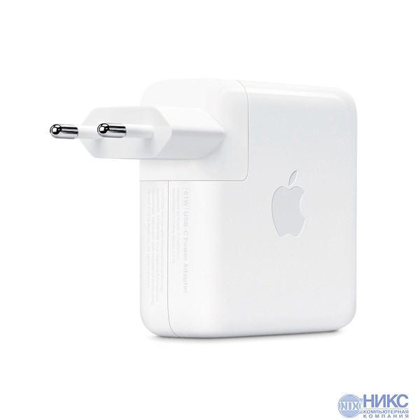 Сетевая зарядка Apple USB-C Power Adapter 61W (for MacBook 12, MacBook Air, MacBook Pro 13) (rep. MNF72Z/A) - фото 1 - id-p225353446