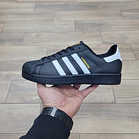 Кроссовки Adidas Superstar Core Black White