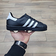 Кроссовки Adidas Superstar Core Black White, фото 2