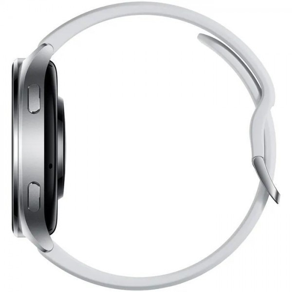 Умные часы Xiaomi Watch 2 (M2320W1) Серебристый / Серый силиконовый ремешок - фото 3 - id-p225188772