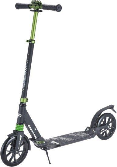 Самокат Tech Team City Scooter 2021 (черный/зеленый) - фото 1 - id-p225354075