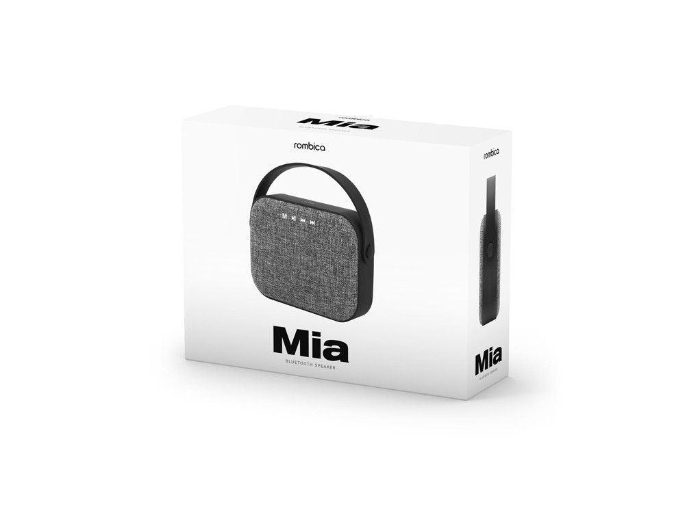 Портативная колонка Rombica Mysound Mia с логотипом, серый - фото 5 - id-p225354527