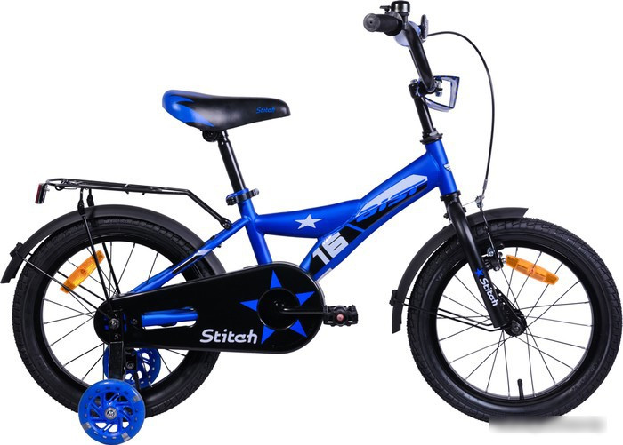 Детский велосипед AIST Stitch 16 2021 (синий) - фото 1 - id-p225354242