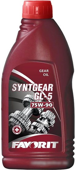 Трансмиссионное масло Favorit Syntgear 75W-90 GL-5 1л - фото 1 - id-p225354642