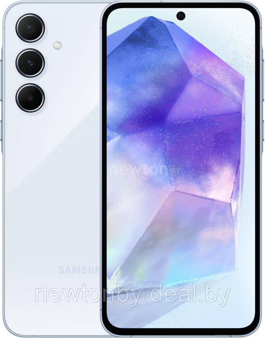 Смартфон Samsung Galaxy A55 SM-A556E 8GB/256GB (голубой) - фото 1 - id-p225362664