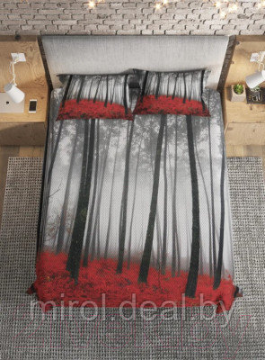 Набор текстиля для спальни JoyArty Тайна в лесу / bcsl_3438 - фото 3 - id-p225360392