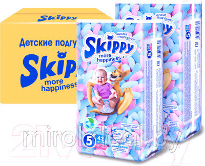 Подгузники детские Skippy More Happiness Plus 5 - фото 1 - id-p225362991
