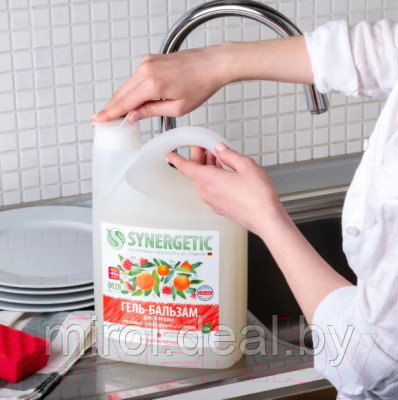 Средство для мытья посуды Synergetic Розовый грейпфрут и специи биоразлагаемое - фото 4 - id-p225363989