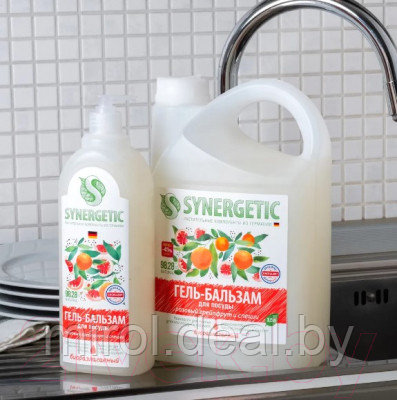 Средство для мытья посуды Synergetic Розовый грейпфрут и специи биоразлагаемое - фото 6 - id-p225363989
