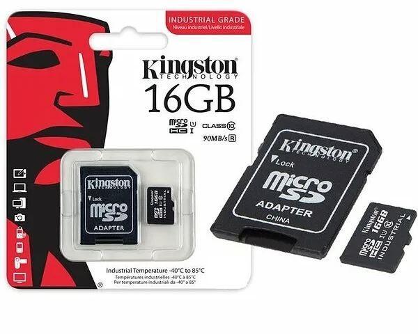 Карта памяти Kingston SDCIT2/16GB microSDHC Memory Card 8Gb UHS-I U3 + microSD-- SD Adapter - фото 1 - id-p225364766