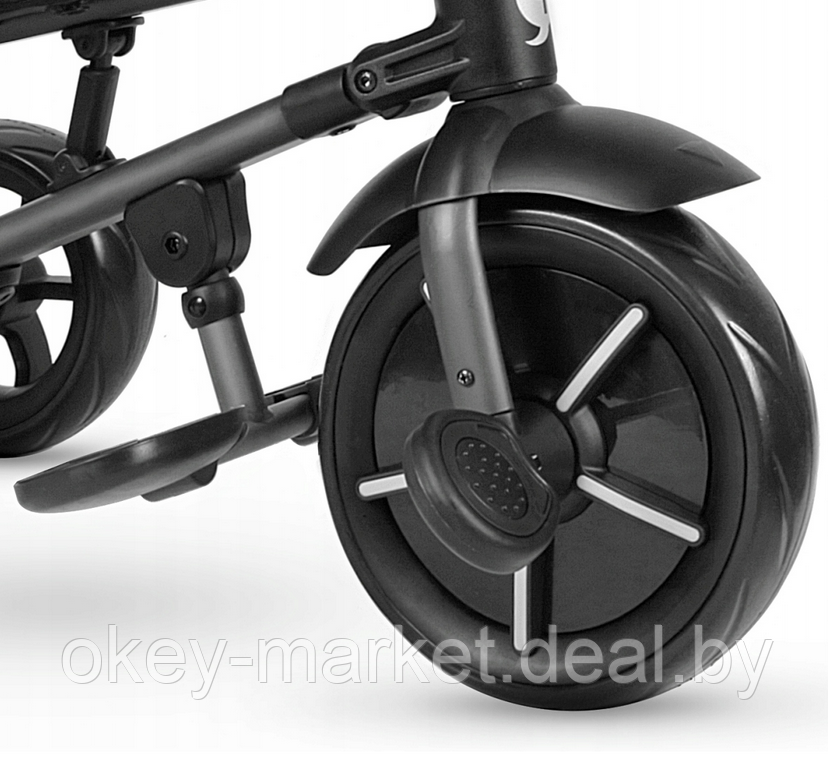 Трехколесный велосипед Qplay Rito Star серый - фото 7 - id-p149224399