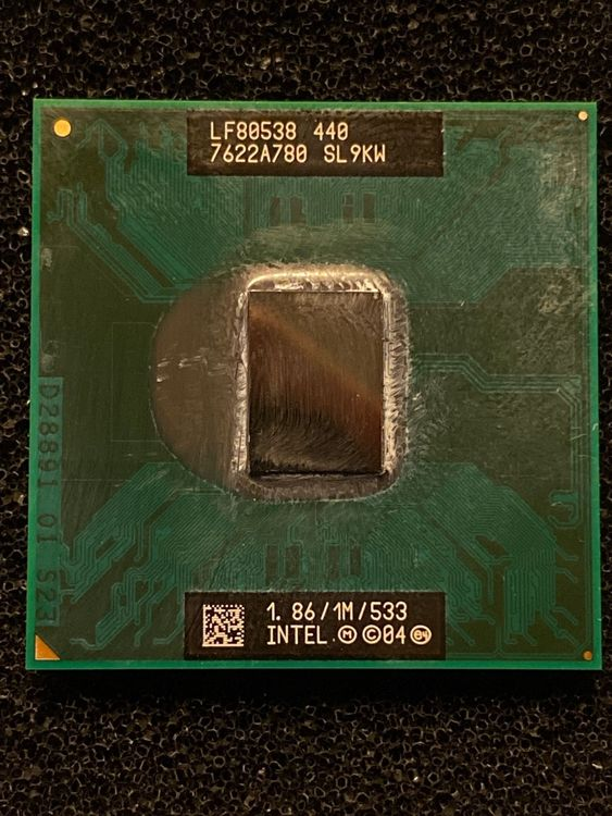 Двухъядерный процессор ноутбука Intel Centrino LF80538 440 SL9KW 1,86 ГГц 1 М 533 МГц
