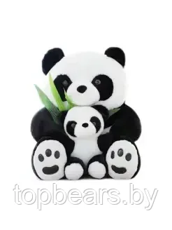 Мягкая игрушка Панда с малышом 35 см - фото 3 - id-p225365098