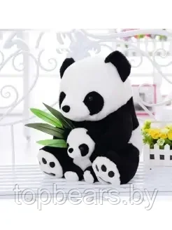 Мягкая игрушка Панда с малышом 35 см - фото 2 - id-p225365098