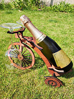 Подставка под бутылку вина велосипед, фото 4
