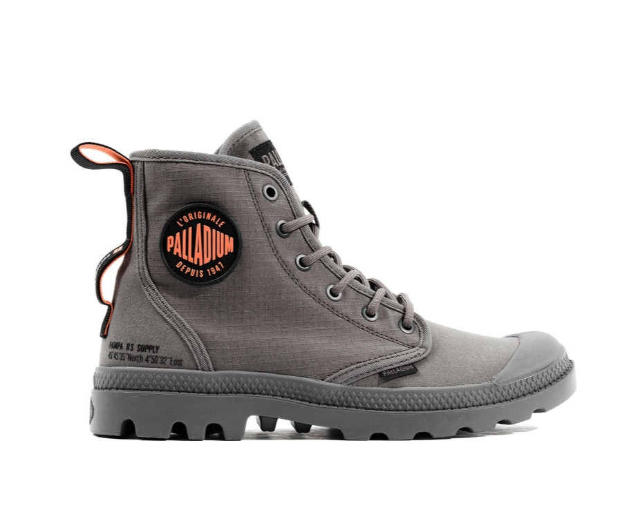 Кеды мужские Palladium PAMPA HI SUPPLY RS серый металл 78881-043-M - фото 1 - id-p225267519