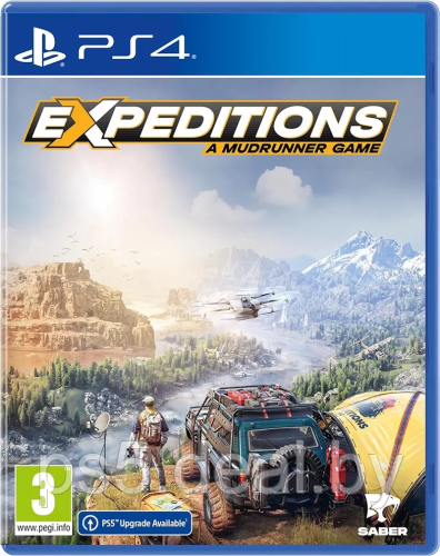 PS4 Уценённый диск обменный фонд Expeditions: A MudRunner Game для PlayStation 4 / Expeditions MudRunner ПС4 - фото 1 - id-p225365299