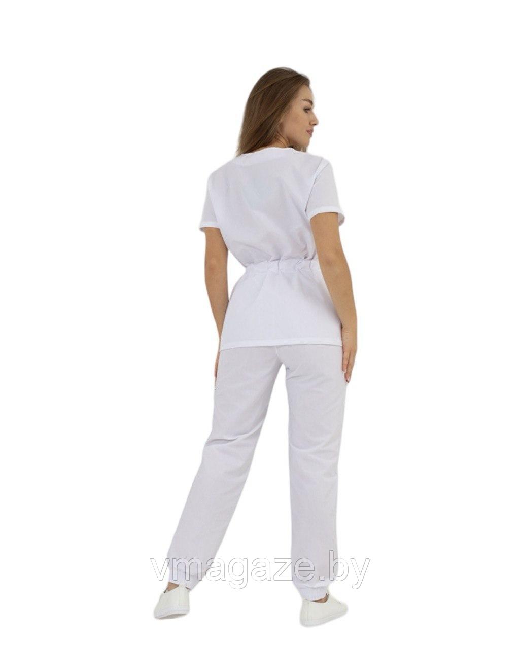 Медицинский костюм женский Мария (цвет белый) - фото 3 - id-p225365360