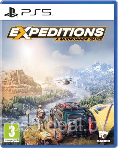 Уцененный диск - обменный фонд Expeditions: A MudRunner Game для PlayStation 5 - фото 1 - id-p225365308