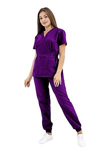Медицинский костюм женский Мария (цвет фиолетовый)