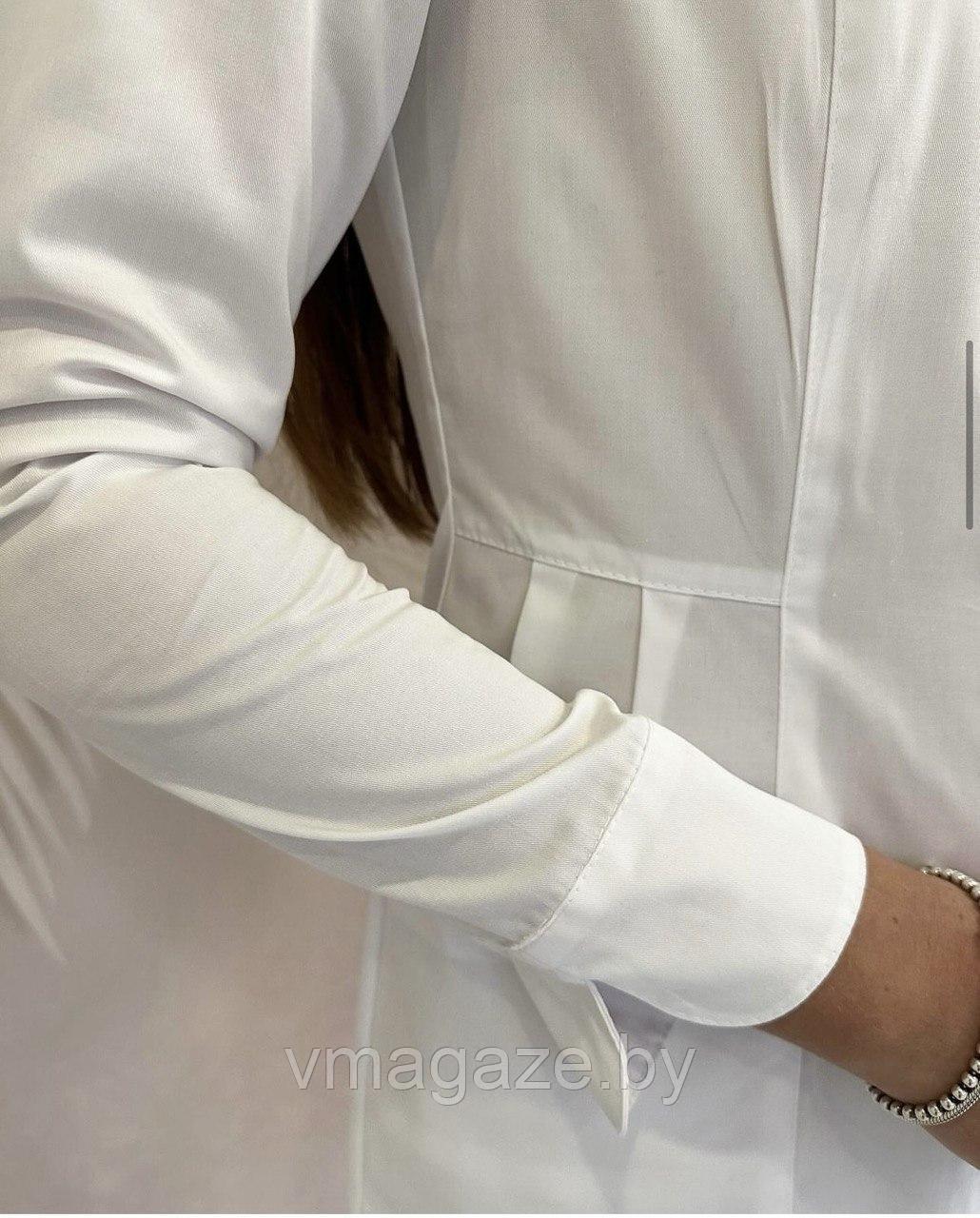 Медицинский халат, женский Слава (цвет белый) - фото 5 - id-p176527943