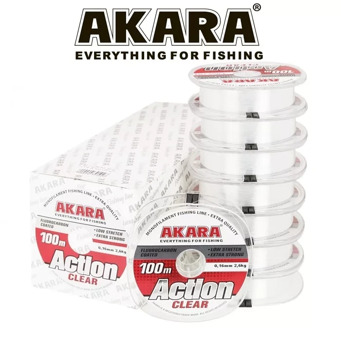 Леска Akara Action Сlear (100М) 0,14 мм - фото 3 - id-p225366891