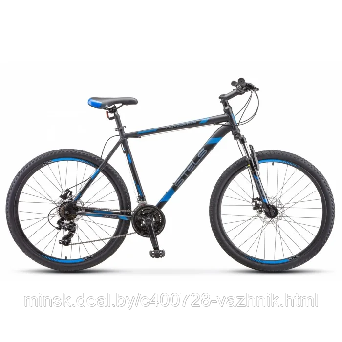 Велосипед STELS Navigator 700 MD 27,5" V020 черный матовый 2024 - фото 1 - id-p157827780