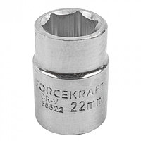 FK-56522 Головка 22мм 3/4" 6гр. FORCEKRAFT