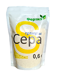 Сера гранулированная 0,6 кг (500мл)