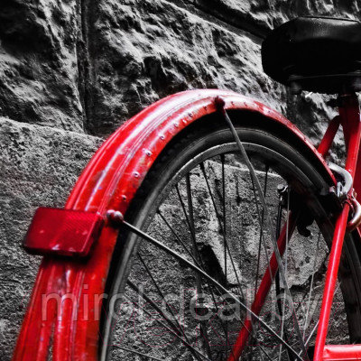 Фотообои листовые Citydecor Красный велосипед - фото 3 - id-p225369015