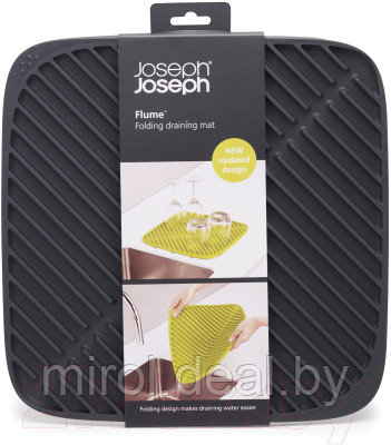 Коврик для сушки посуды Joseph Joseph Flume Folding Draining Mat Grey 85087 - фото 2 - id-p225369948