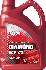 СИНТЕТИЧЕСКОЕ МОТОРНОЕ МАСЛО TEBOIL DIAMOND 5W‑30, 4 л