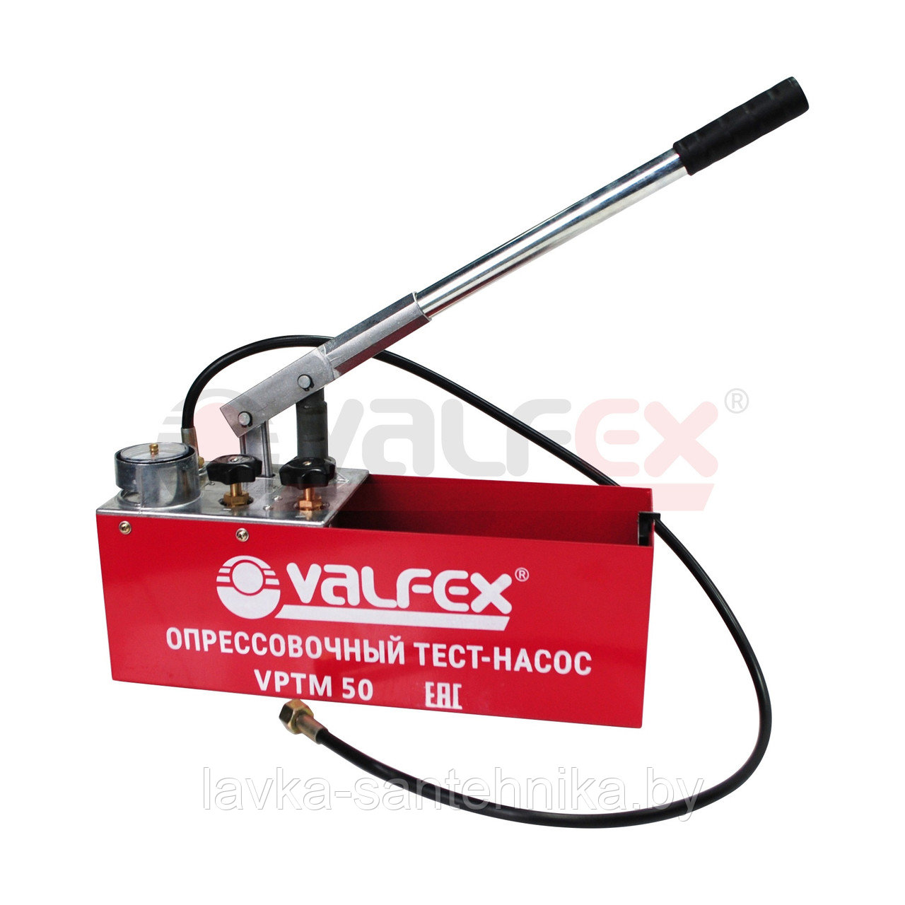 Тест-насос опрессовочный ручной VALFEX VPTM 50 - фото 1 - id-p225368777
