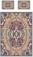 Набор текстиля для спальни Ambesonne Узорчатый орнамент 160x220 / bcsl_28179