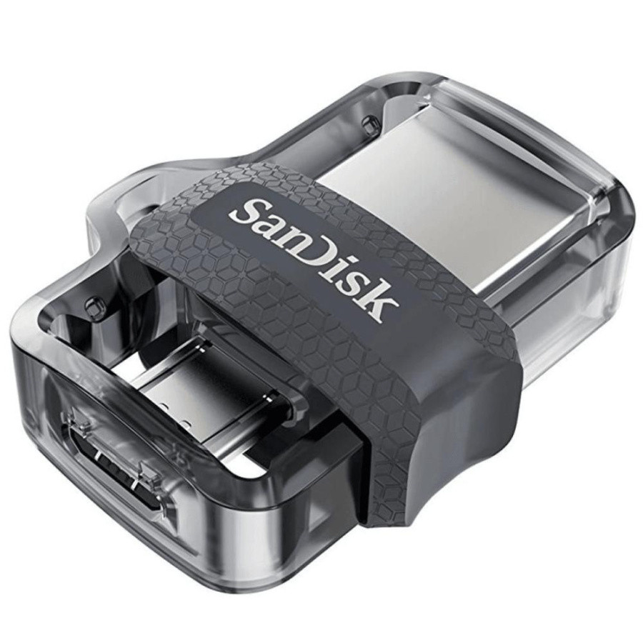 Накопитель SanDisk Ultra Dual Drive m3.0 SDDD3-128G-G46 USB3.0/USB micro-B OTG Flash Drive 128Gb (RTL - фото 1 - id-p225374289