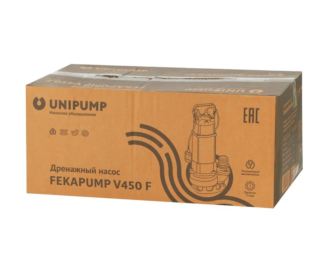 Фекальный насос Unipump FEKAPUMP V 450F - фото 6 - id-p69144151
