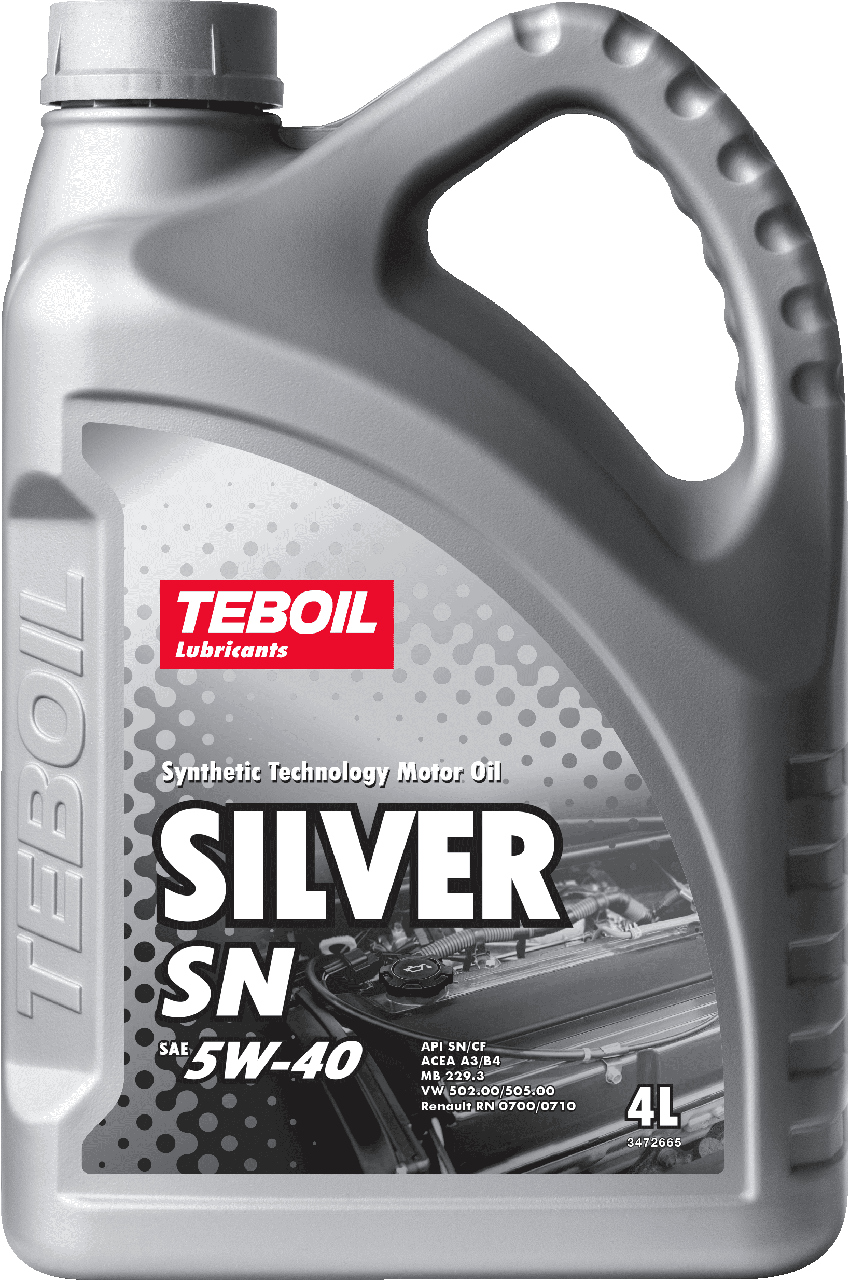 МОТОРНОЕ МАСЛО TEBOIL SILVER SN 5W‑40, 4 л