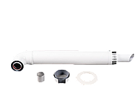 Комплект коаксиальный MIZUDO антилед L-850мм, d60/100мм с хомутом