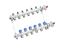 Коллектор REHAU распределительный HKV 1quot;х3/4quot;ЕК 6 вых. нерж. сталь без расходомеров
