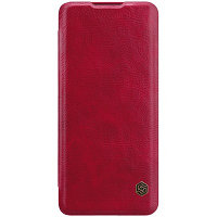 Кожаный чехол Nillkin Qin Leather Case Красный для Huawei P40 Pro