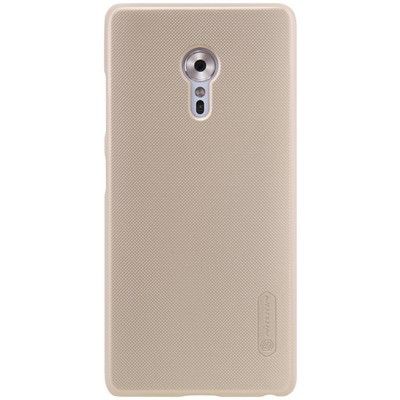 Пластиковый чехол с пленкой Nillkin Super Frosted Shield Gold для Lenovo Zuk Z2 Pro - фото 1 - id-p225397575