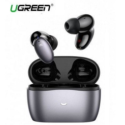 Bluetooth наушники UGREEN WS118-90242, HiTune X6 ANC True Wireless Earbuds черные - фото 1 - id-p225399297