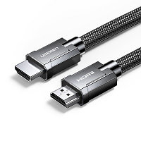 Кабель UGREEN HD135-80602 HDMI 2.1 to HDMI 2.1, Zinc Alloy, в нейлоновой оплётке, 3m, черный
