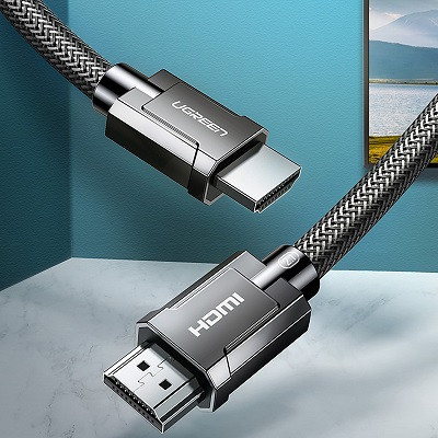 Кабель UGREEN HD135-80602 HDMI 2.1 to HDMI 2.1, Zinc Alloy, в нейлоновой оплётке, 3m, черный - фото 3 - id-p225399321