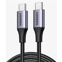 Кабель UGREEN US535-90440 USB-C to USB-C Cable 240W, в оплётке, 2m черный